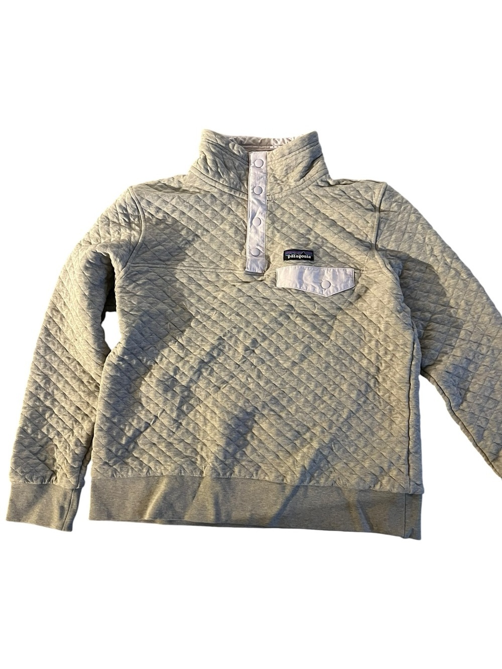 Patagonia Cotton Quilt Snap-T Pullover Women's M Size (144)